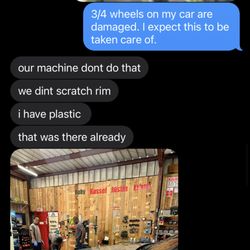 Mark's Tire Center - Addressing issue with business owner