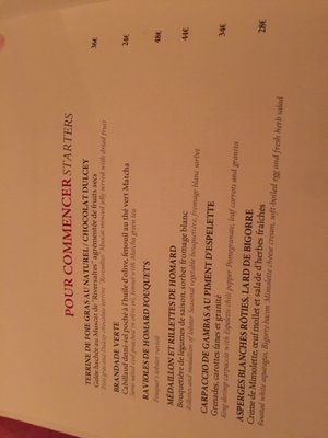 Menu photo 3 Le Fouquet's Paris, 75 Menu photo 3 Le Fouquet's Paris, 75