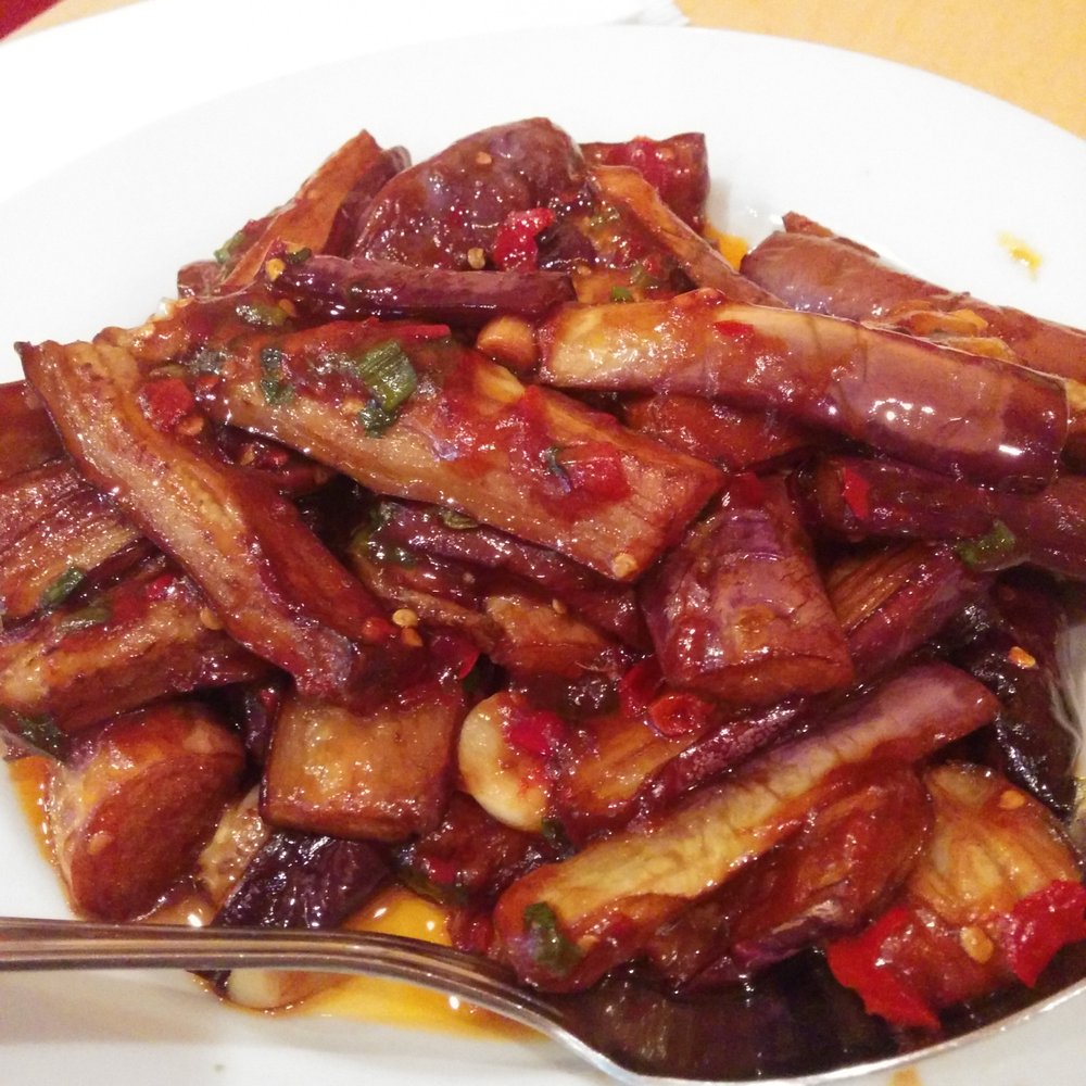 Super Wok - Stir-fried Eggplant w. Spicy Garlic - Szechuan Near Me - Cary, North Carolina Super Wok - Stir-fried Eggplant w. Spicy Garlic - Szechuan Near Me - Cary, North Carolina