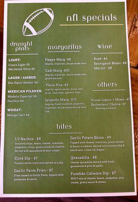 Menu photo 3 Espiau's Claremont, CA