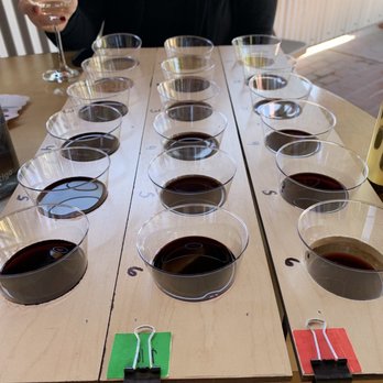 Klinker Brick Winery - 3 different flights of wine - Wineries Near Me - Lodi, California