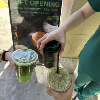 Binge Coffee House - pandan matcha (cold and hot), pandan coffee - Vietnamese Near Me - Berkeley, California Binge Coffee House - pandan matcha (cold and hot), pandan coffee - Vietnamese Near Me - Berkeley, California