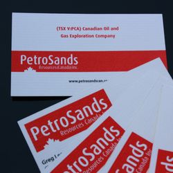 Araro Graphics & Printing - This card featured a raised ink as well as a 'laid' paper texture. (I love raised ink)