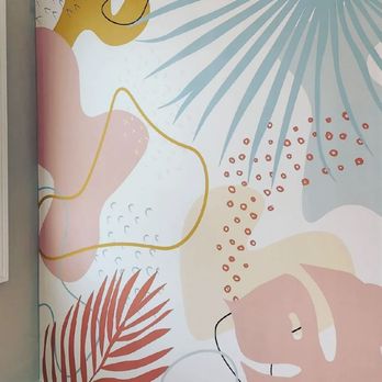 Customized Wall Covering - Elegant wallpaper installation (wallcovering) work - Wallpapering Near Me