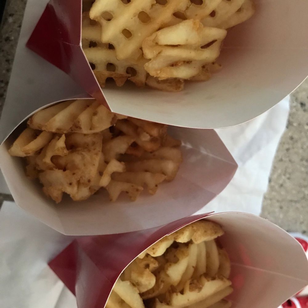 Chick-fil-A - 3 separate visits, large waffle fries - Fast Food Near Me - Mesa, Arizona Chick-fil-A - 3 separate visits, large waffle fries - Fast Food Near Me - Mesa, Arizona