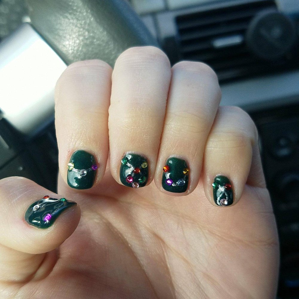 L.A. Nails-Glen Elleyn - Christmas lights no chip - 12/9/17 - Nail Salons Near Me - Glen Ellyn, Illinois L.A. Nails-Glen Elleyn - Christmas lights no chip - 12/9/17 - Nail Salons Near Me - Glen Ellyn, Illinois