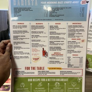 Snooze, an A.M. Eatery - Menu - Breakfast & Brunch Near Me - Denver, Colorado