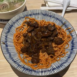 Shaken Beef Garlic Noodles