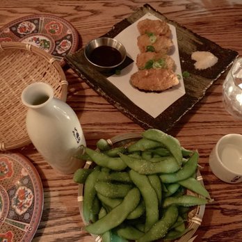 Izakaya Zest - Edamame and 4 Fried Oyster - Izakaya Near Me - New York, New York Izakaya Zest - Edamame and 4 Fried Oyster - Izakaya Near Me - New York, New York
