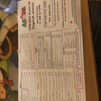 Agave Mexican Restaurant - The menu - Mexican Near Me - Flagstaff, Arizona Agave Mexican Restaurant - The menu - Mexican Near Me - Flagstaff, Arizona