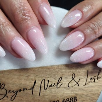 Beyond Nail & Lash - French ombré with sparkles! - Nail Salons Near Me - Garden City, New York Beyond Nail & Lash - French ombré with sparkles! - Nail Salons Near Me - Garden City, New York