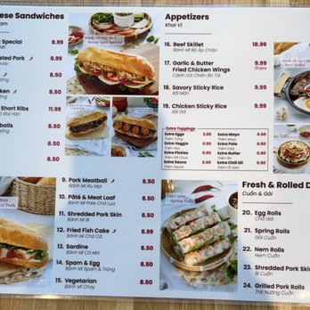 Bread Spot - Menu - Vietnamese Near Me - Rosemead, California
