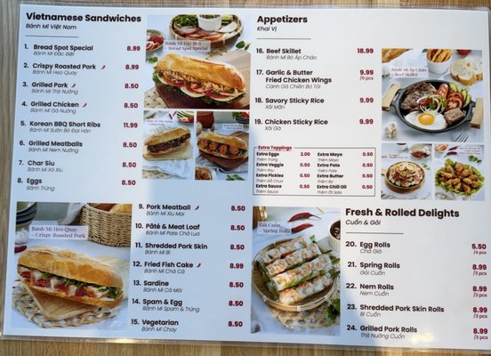 Menu photo 1 Bread Spot Rosemead, CA