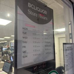 BC Liquor Store - Business hours~ (December 2025)