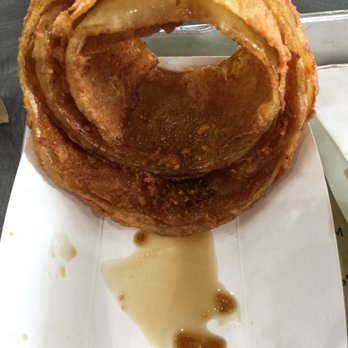 BurgerFi - Onion Rings - get soggy and the grease pools in tray bottom if not eaten quickly enough. Otherwise, good. - Burgers Near Me - Winter Park, Florida