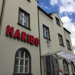 Süßwarenfabrik Haribo-Wesa - Outlet front.