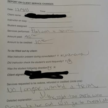 Aspen Beauty Academy - Laurel - Had to fill this out to get $ back on a service that wasnt rendered. - Hair Salons Near Me - Laurel, Maryland