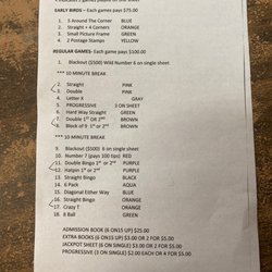 Interstate Recreation - Games at tonight's Bingo