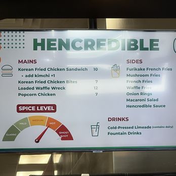 Hencredible - Menu - Sandwiches Near Me - Las Vegas, Nevada Hencredible - Menu - Sandwiches Near Me - Las Vegas, Nevada