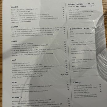 Rodd & Gunn - Lunch menu - Fashion Near Me - Auckland, AUK