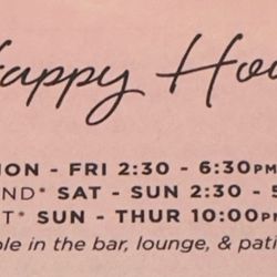 Happy hour