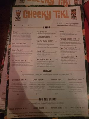 Menu photo 4 Cheeky Tiki Kailua Kona, HI