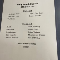 Mac & Jerry's Diner - Daily lunch special menu