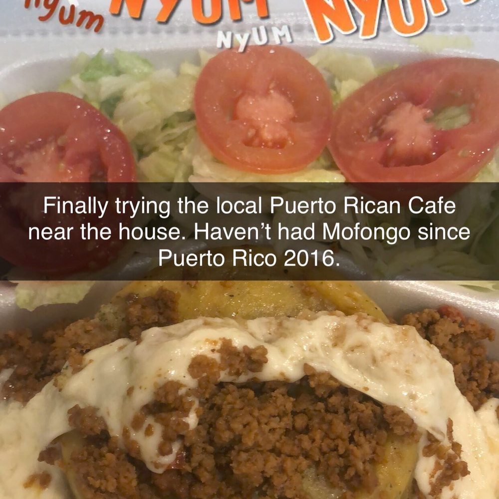 Adobo Puerto Rican Cafe - Mofongo De Amarillo Relleno De Carne Molida - Puerto Rican Near Me - Irving, Texas Adobo Puerto Rican Cafe - Mofongo De Amarillo Relleno De Carne Molida - Puerto Rican Near Me - Irving, Texas