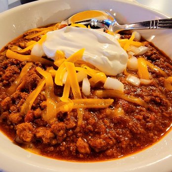 The Downing Bottles & Bites - The Downing's Chili is more on the zesty side of spicy, and meaty. You will finish this bowl. - Wine Bars Near Me - Rockwall, Texas The Downing Bottles & Bites - The Downing's Chili is more on the zesty side of spicy, and meaty. You will finish this bowl. - Wine Bars Near Me - Rockwall, Texas