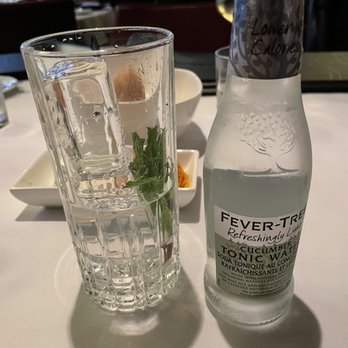 Blue Water Cafe - Gin and tonic - Seafood Near Me - Vancouver, British Columbia Blue Water Cafe - Gin and tonic - Seafood Near Me - Vancouver, British Columbia