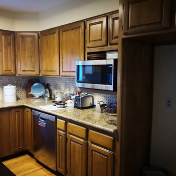 JV Cabinets - Before - unwanted overhead cabinets and an above fridge cabinet. I also wanted drawers in cabinets under the microwave. - Cabinetry Near Me JV Cabinets - Before - unwanted overhead cabinets and an above fridge cabinet. I also wanted drawers in cabinets under the microwave. - Cabinetry Near Me