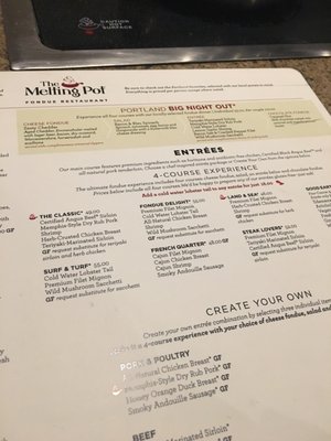 Menu photo 7 The Melting Pot Portland, OR