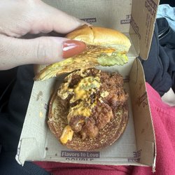 McDonald's - Deluxe McCrispy without lettuce and tomato.