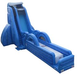A Bounceable Time - 35' Full Throttle Water Slide one of the wildest, tallest inflatable water slides in Charlotte!