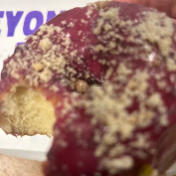 Beyond Amazing Donuts - Seasonal Blueberry French Toast Doughnut - Donuts Near Me - Charlotte, North Carolina Beyond Amazing Donuts - Seasonal Blueberry French Toast Doughnut - Donuts Near Me - Charlotte, North Carolina