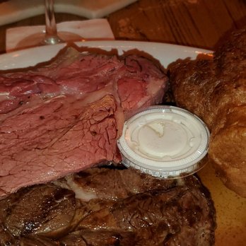 The Pub - Prime rib and Cowboy steak with Yorkshire puff. - Pubs Near Me - Pennsauken, New Jersey
