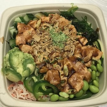 The Poke Box - Large spicy signature box with Avocado - Salad Near Me - Toronto, Ontario The Poke Box - Large spicy signature box with Avocado - Salad Near Me - Toronto, Ontario