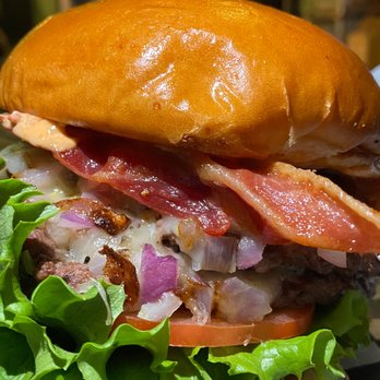 Grinderz - Cali Style Burger with extra patty - Burgers Near Me - Huntington Beach, California Grinderz - Cali Style Burger with extra patty - Burgers Near Me - Huntington Beach, California
