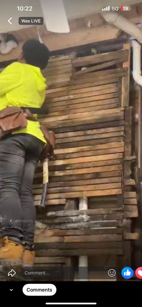 Slide of Neighborhood Maintenance Man