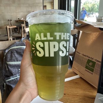 Panera Bread - Iced papaya green tea - Sandwiches Near Me - Franklin, Tennessee