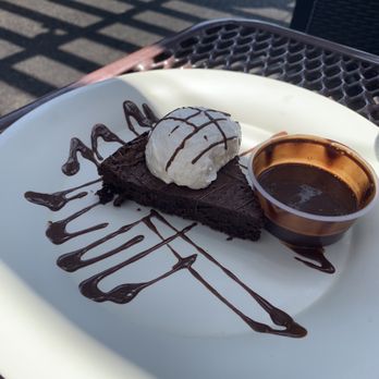 Aqui Cal-Mex - Flourless chocolate cake. I mean come on... - Mexican Near Me - Campbell, California Aqui Cal-Mex - Flourless chocolate cake. I mean come on... - Mexican Near Me - Campbell, California