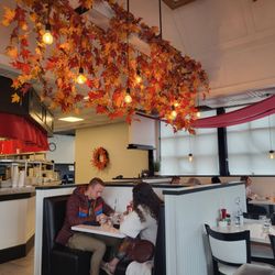 Crimson Door Cafe - Fall colors decor