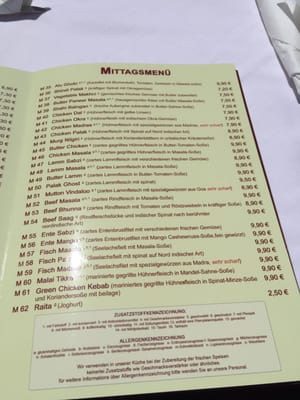 Menu photo 2 Masala Holzkirchen, BY