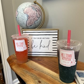 Milltown Nutrition - two drinks on a table - Juice Bars & Smoothies Near Me - Valley, Alabama