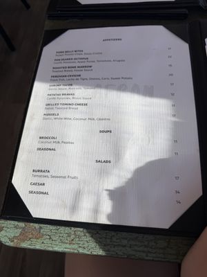 Menu photo 1 Azafran Restaurant Camarillo, CA
