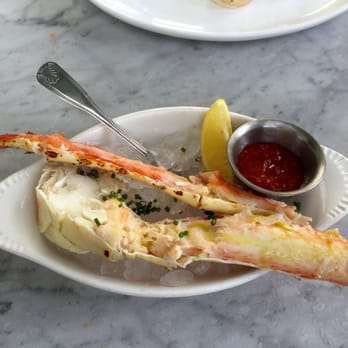 Mignonette - Chilled King Crab Legs- were very good, but go with the South African Lobster Tail instead. - New American Near Me - Miami, Florida Mignonette - Chilled King Crab Legs- were very good, but go with the South African Lobster Tail instead. - New American Near Me - Miami, Florida