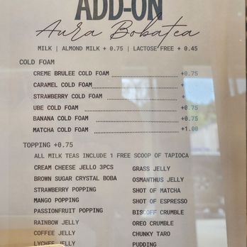 Aura Bobatea - Bubble Tea Near Me - Homewood, Alabama