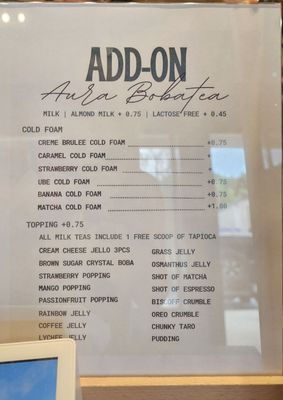 Menu photo 4 Aura Bobatea Homewood, AL Menu photo 4 Aura Bobatea Homewood, AL