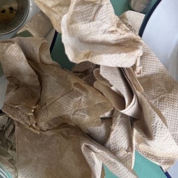 Doubting Thomas - the napkins i had to use to soak up the grease - Coffee & Tea Near Me - Los Angeles, California