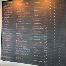 Excellent beer selection